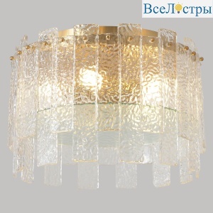 Потолочный светильник Crystal Lux RICARDO PL5 BRASS