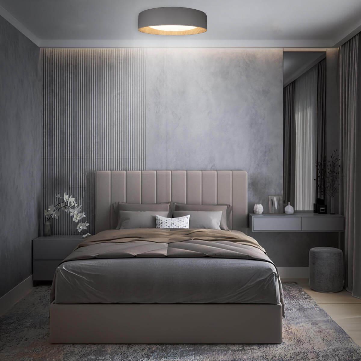 потолочный светодиодный светильник loft it coin 10202 grey