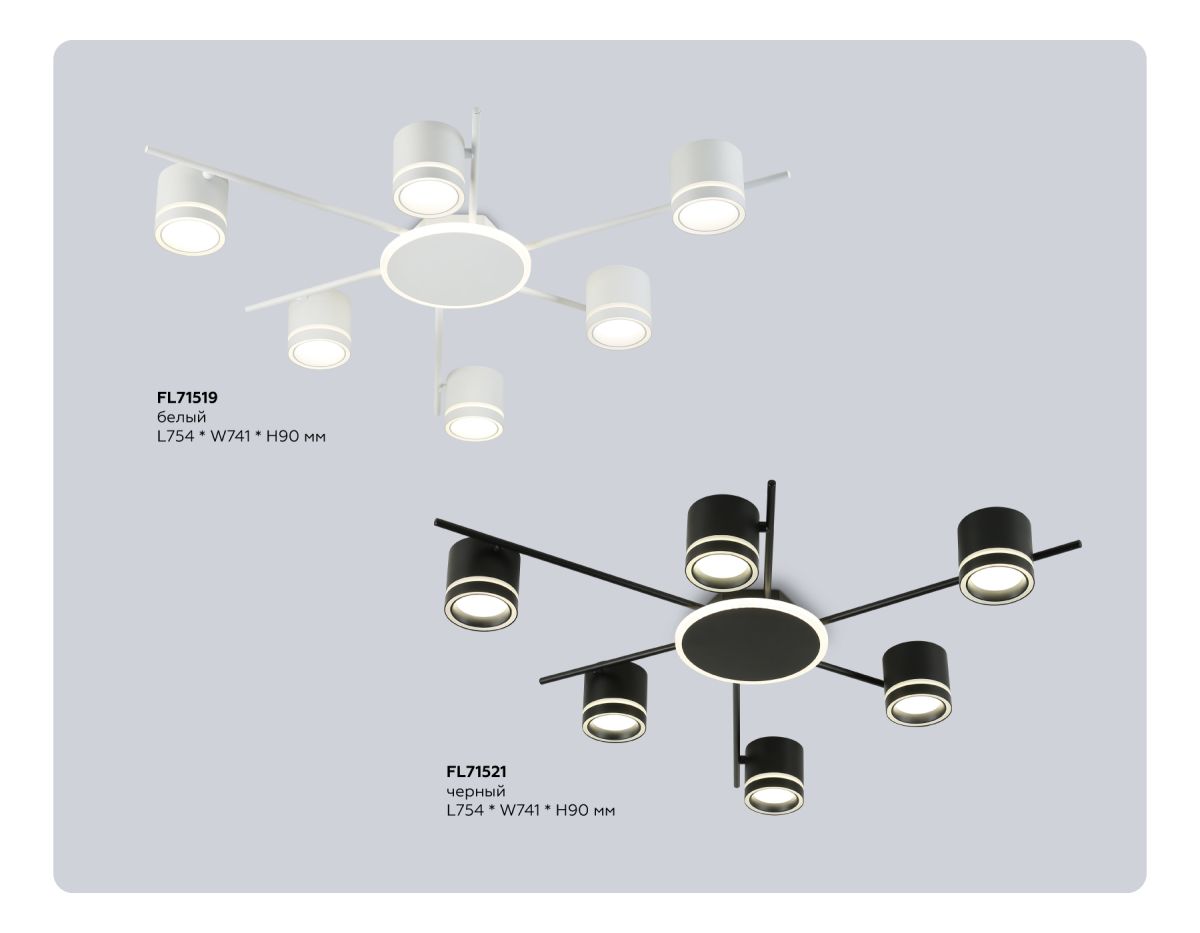 потолочный светильник ambrella light comfort fl71521