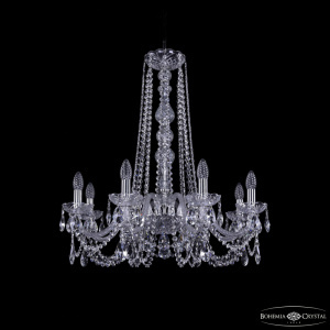 Подвесная люстра Bohemia Ivele Crystal 1402/8/240/h-73 Ni