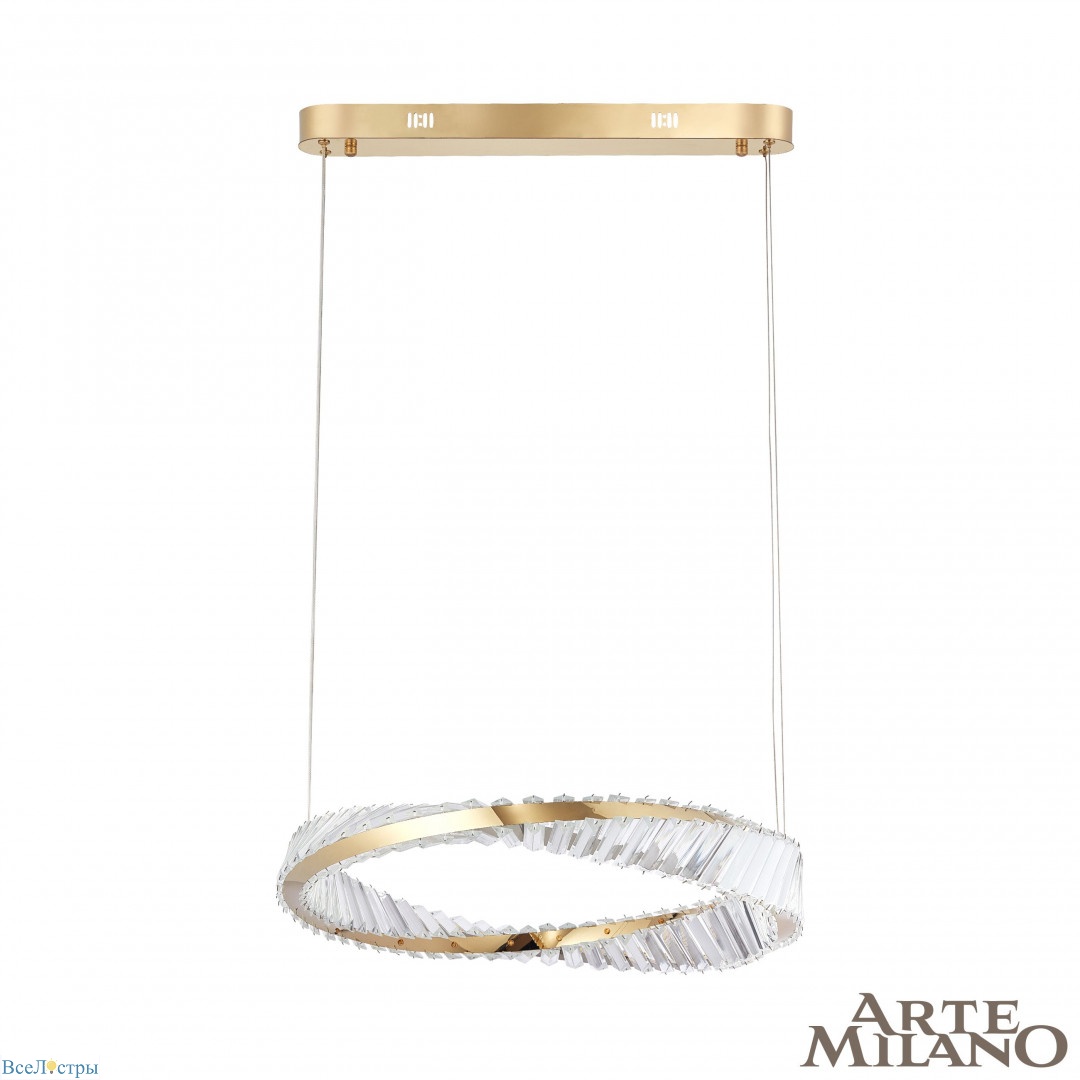 подвесная люстра arte milano venezia 318311/d600 gd