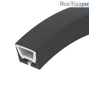 Силиконовый профиль Arlight WPH-FLEX-1616-TOP-S11-5m FULL BLACK 045774