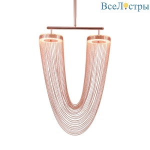 Люстра на штанге Delight Collection Otero 8608P copper