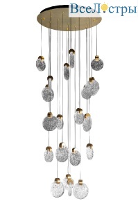 Каскадная люстра Garda Decor Rondo 162FL-61502