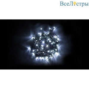 Светодиодная гирлянда Feron 7 веток 230V 5000K холодный белый с мерцанием CL90 32372