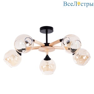 Люстра на штанге Arte Lamp Branson A4370PL-5BR