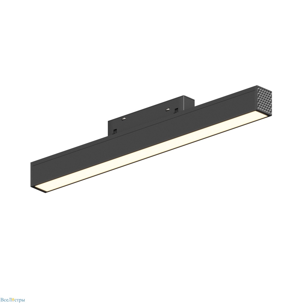 трековый линейный светильник eldeko hsbl_0150,300мм-3000к, 10вт, черный