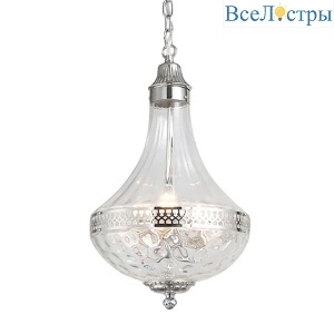 Подвесная люстра DeLight Collection French Empire Glass KG0544P-4 nickel