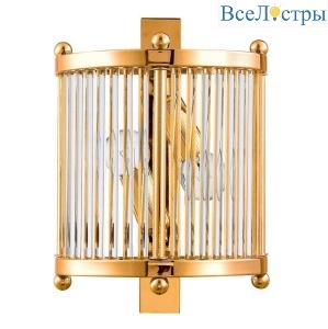 Настенный светильник Crystal Lux Tadeo AP2 Gold/Transparente