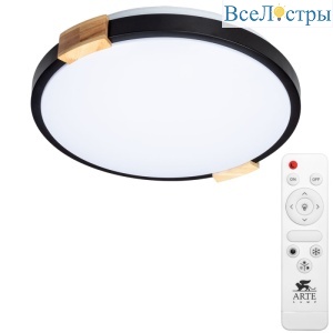 Потолочный светодиодный светильник Arte Lamp Jersey A2683PL-72BK
