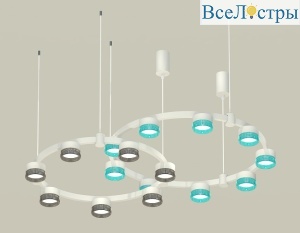 Комплект подвесного светильника Ambrella Light Techno Ring XR92081300 (A9208x2, C9241, C9236, N8488, N8484)