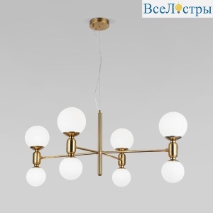 Подвесная люстра Eurosvet Bubble 30182/8 латунь Smart a063208