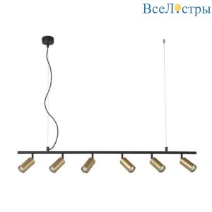 Подвесная люстра Crystal Lux CLT 015C6 L1200 BL-GO