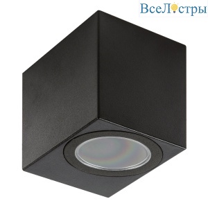 Уличный настенный светильник Uniel UUL-P41A 6W/GU10 IP65 BLACK UL-00010512