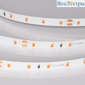 Светодиодная лента Arlight RT-A60-8mm 24V Ruby (4.8 W/m, IP20, 5m) 055374