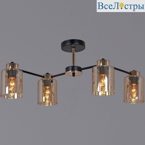 Люстра на штанге Reluce 01606-0.3-04 BK+FGD