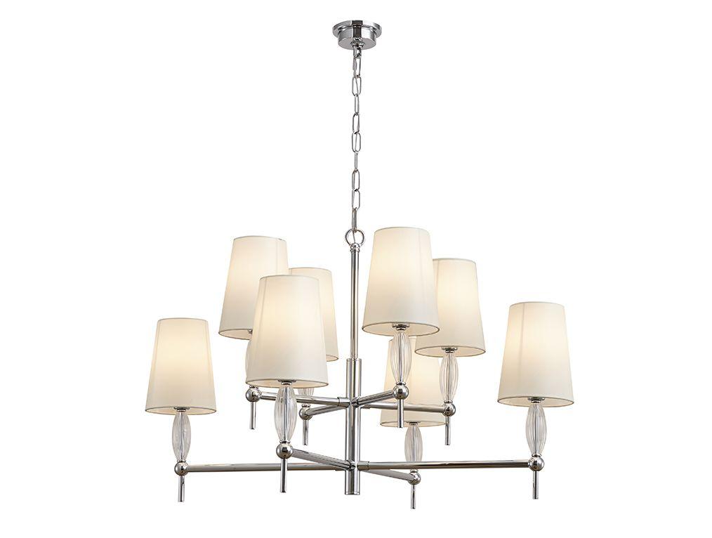 подвесная люстра newport chelsy 4378/c chrome м0070439