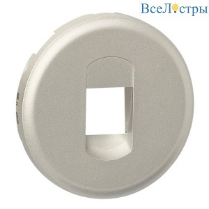 Лицевая панель Legrand Celiane розетки акустической титановая 068511