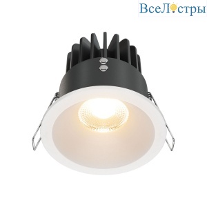 Встраиваемый светильник Maytoni Zoom DL034-01-12W2.7K-W