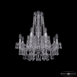 Подвесная люстра Bohemia Ivele Crystal 1403/8+4/195/h-60 Ni