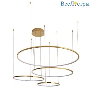 Подвесной светодиодный светильник Newport 15000 15104/S champagne gold М0068731