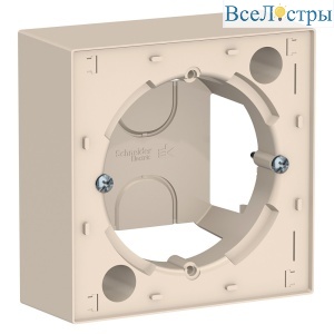 Коробка для наружного монтажа Systeme Electric AtlasDesign Беж ATN000200