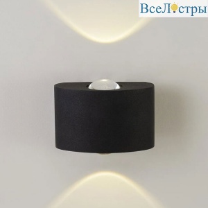 Уличный настенный светильник AM Group AM307-2X1 W BK 4000K