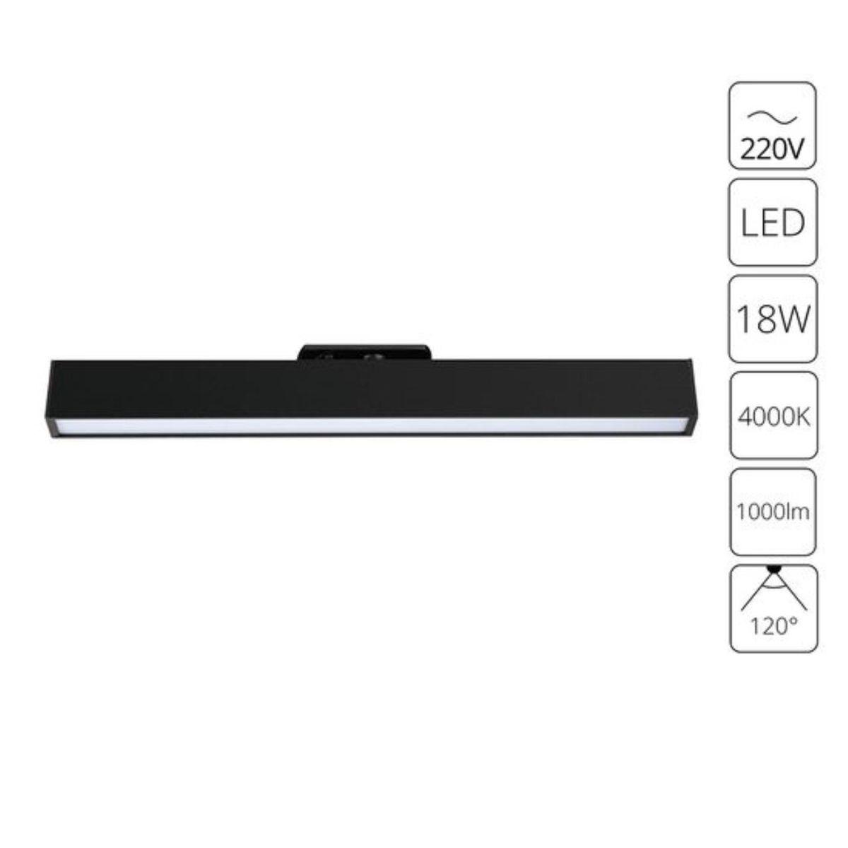 трековый светодиодный светильник arte lamp lineetta a4576pl-1bk