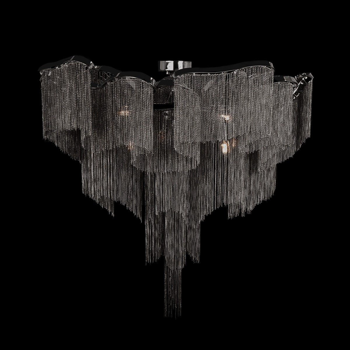 потолочная люстра loft it stream 10208/1000c gunmetal
