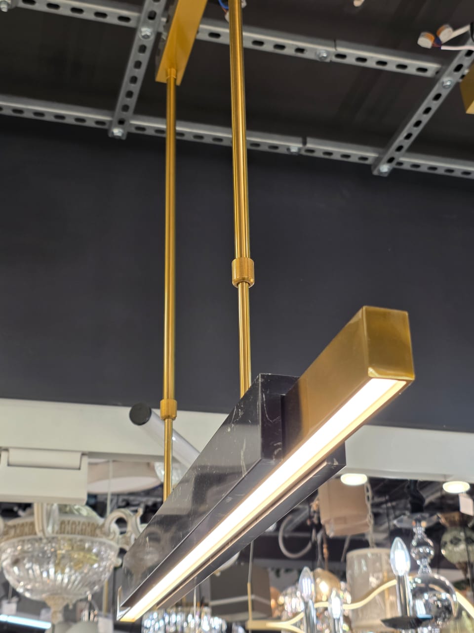 подвесной светодиодный светильник odeon light midcent marmi 4361/25l