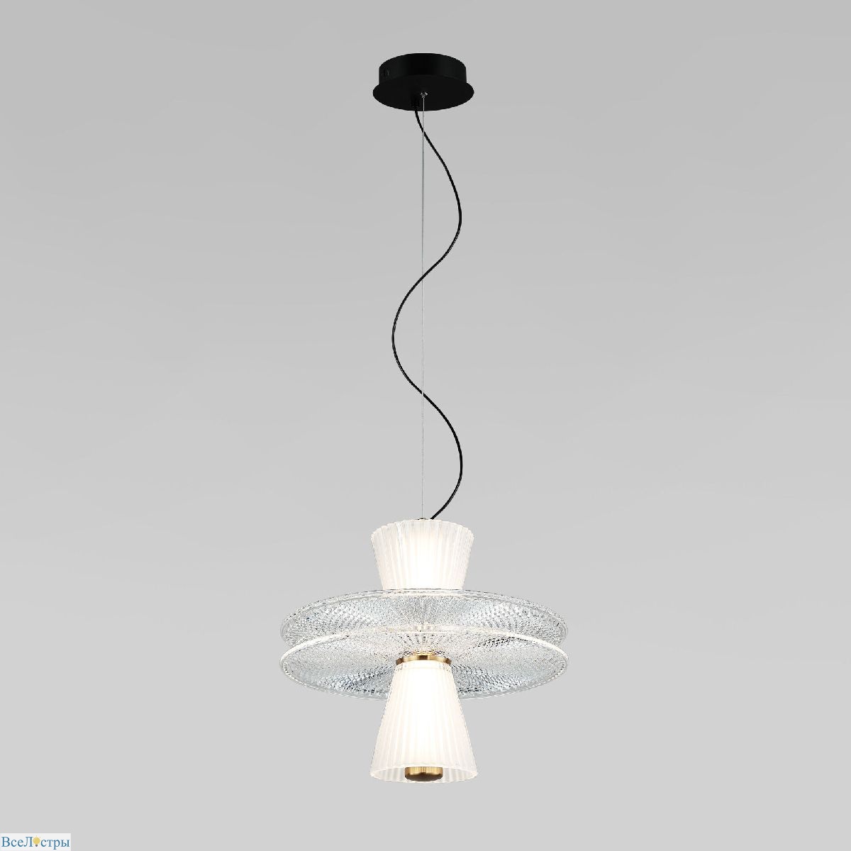 подвесной светильник eurosvet titania 40028/1 led белый a069190