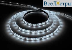 Светодиодная влагозащищенная лента Feron 4,8W/m 60LED/m 2835SMD холодный белый 1M LS604 27752