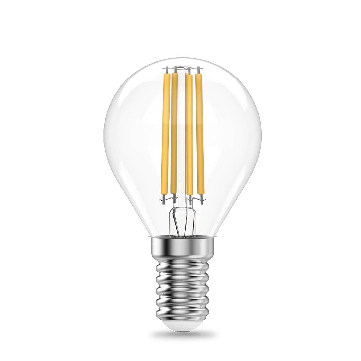 лампа светодиодная gauss filament elementary e14 12w 4100k 52122