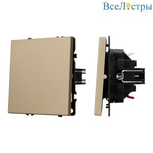 Механизм звонкового выключателя Arlight SWT-NOBE-MKR1-SFPL-GD (230V, 10A) (Золотой песок) 054271(1)