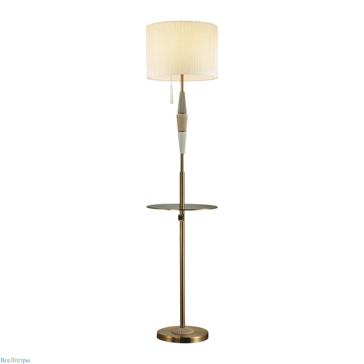 торшер odeon light classic latte 5403/1f
