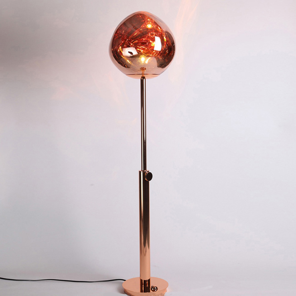 торшер delight collection melt 9305f copper