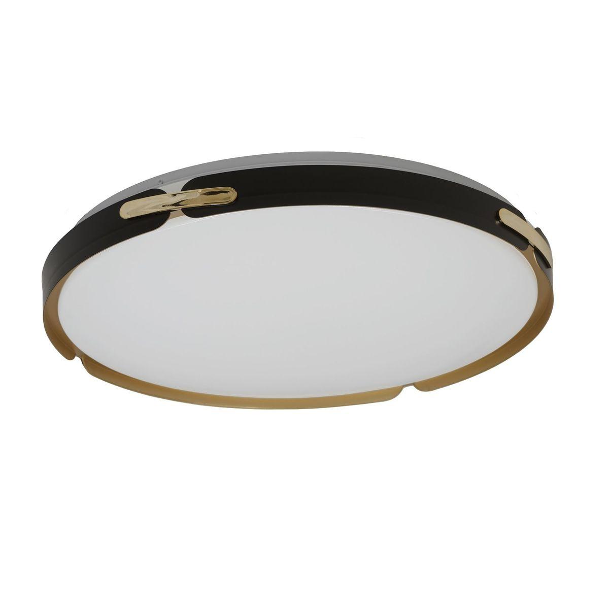 потолочный светодиодный светильник lumina deco panelildc 8063-48w bk