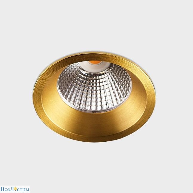 встраиваемый светодиодный светильник italline it08-8035 gold 3000k