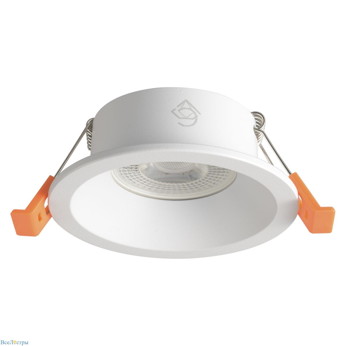 встраиваемый светильник crystal lux clt 080c1 wh