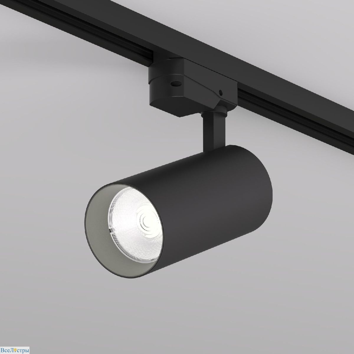 трековый однофазный светильник denkirs solid koper dk6454-bk