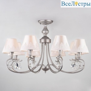 Потолочная люстра Eurosvet Incanto 60069/8 серебро