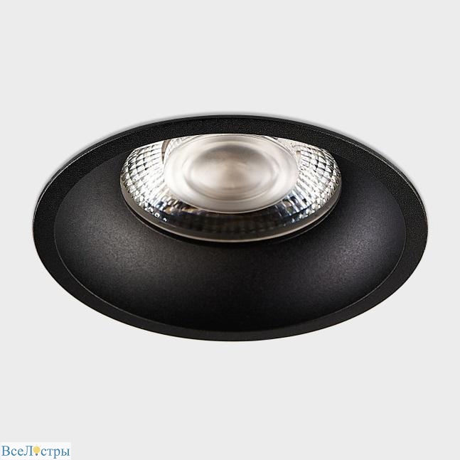 встраиваемый светодиодный светильник italline it08-8032 black 3000k
