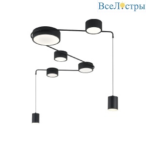 Потолочный светильник Indigo Modulo 14028/7С Black V000160L