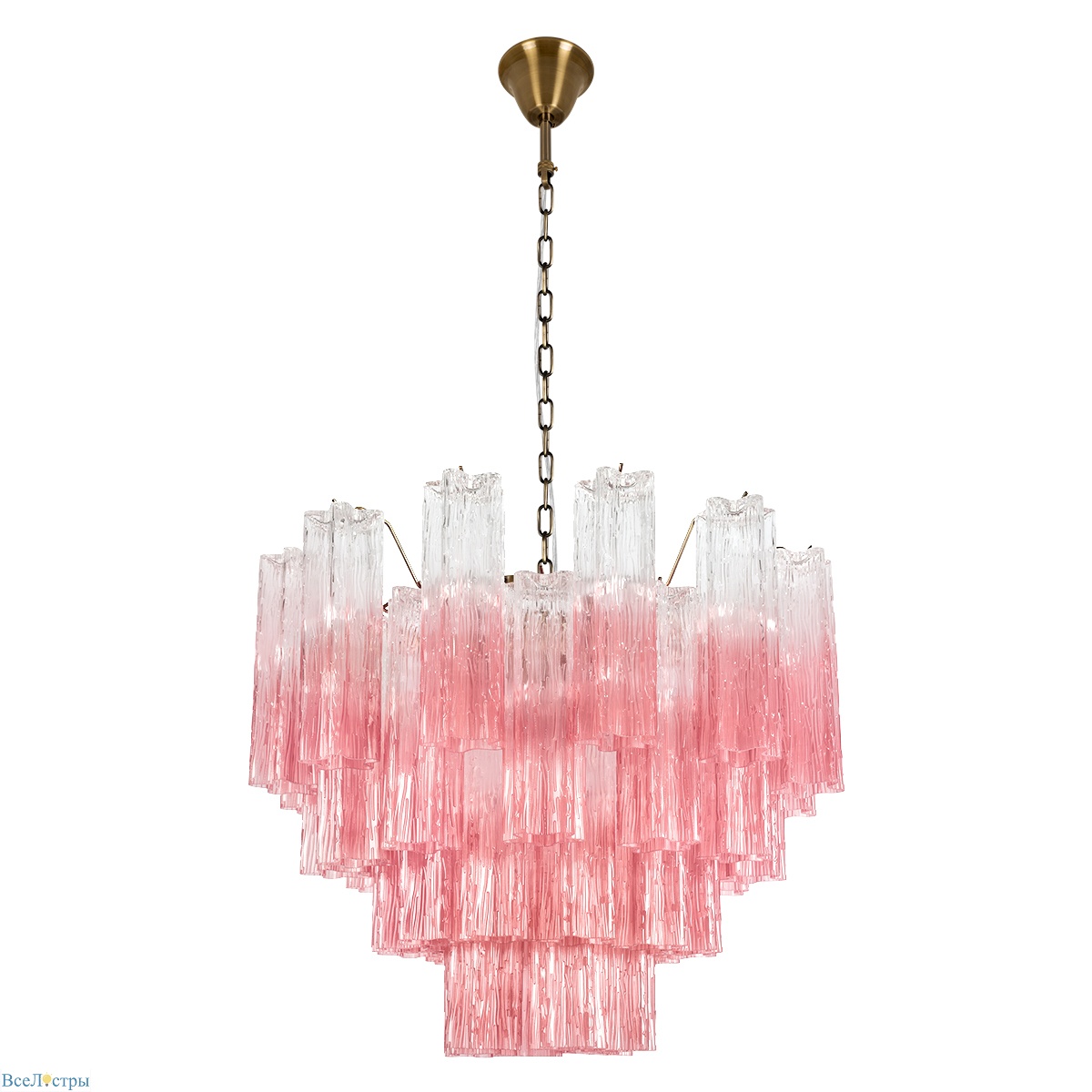 подвесная люстра loft it murano 10580/600 clear pink