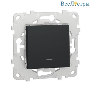 Выключатель одноклавишный Schneider Electric Unica New NU520154N