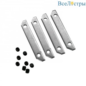 Соединитель прямой (комп. 4 соединителя+8 винтов) ST Luce Skyline 220 ST001.169.00