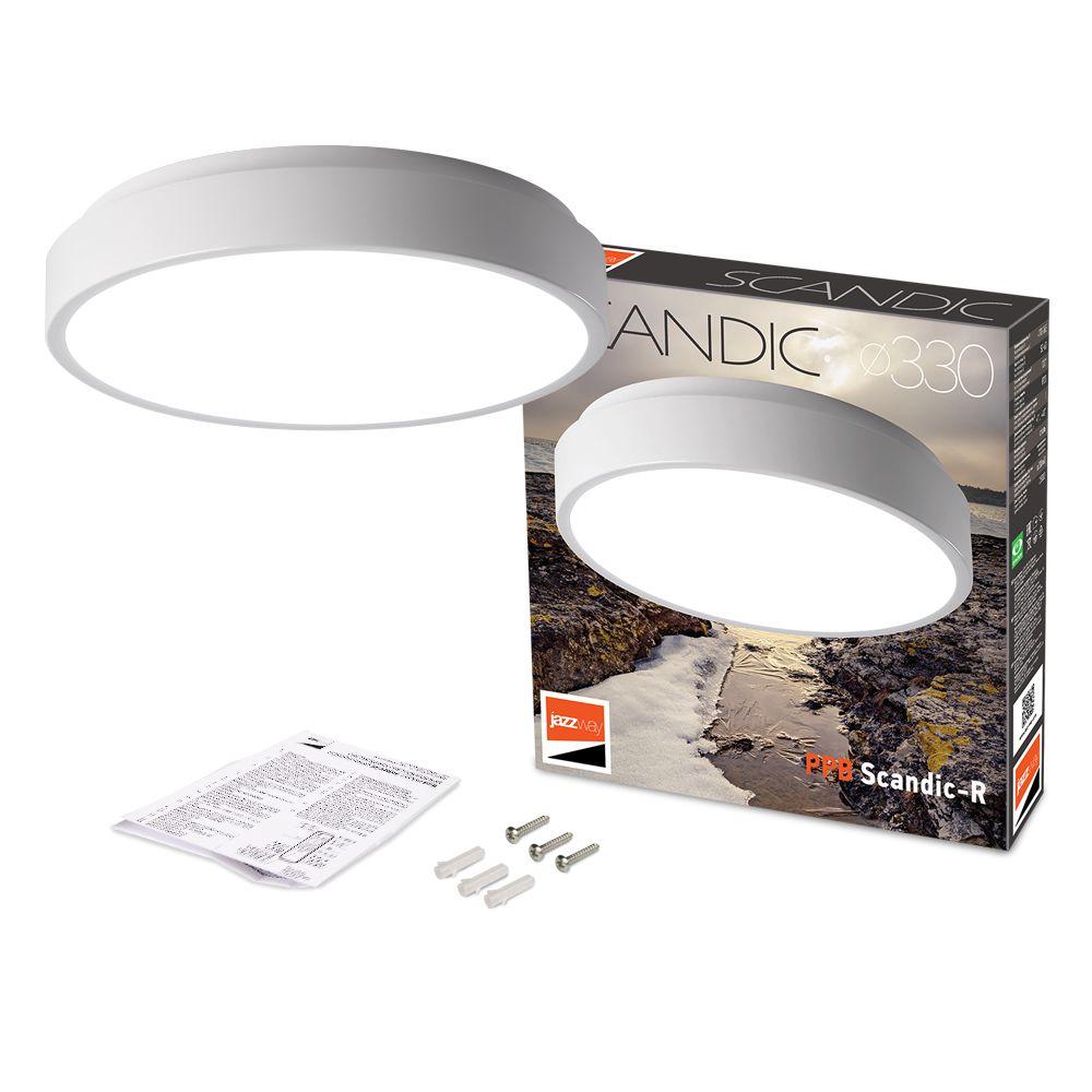 потолочный светодиодный светильник jazzway ppb sсandic-r 5036802