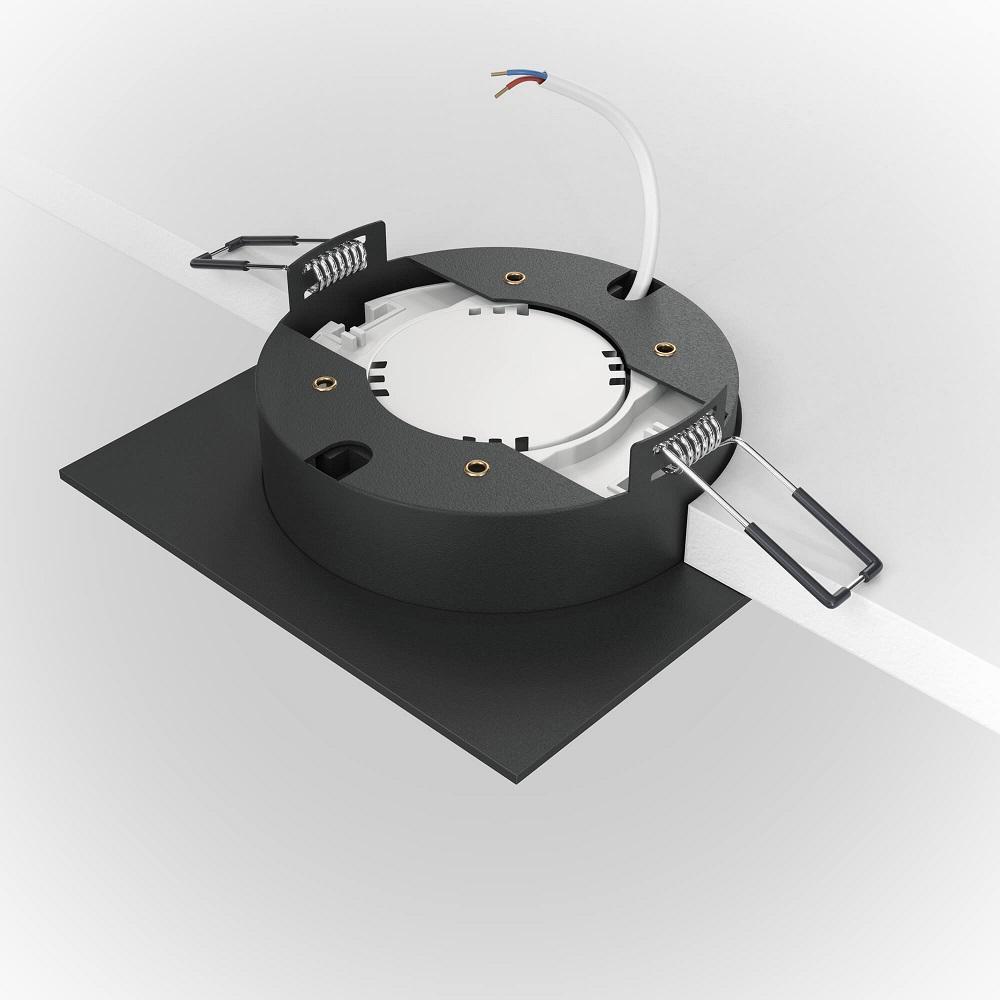 встраиваемый светильник maytoni hoop dl086-gx53-sq-b