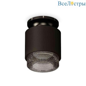 Комплект накладного светильника Ambrella light Techno Spot XS7511062 SBK/PBK/BK черный песок/черный полированный/тонированный (N7926, C7511, N7192)