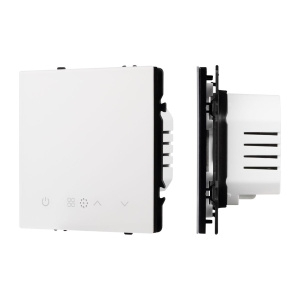 Терморегулятор эл тёплый пол белый кварц Arlight SWT-MTE-PL-WH (95-240V, 16A, датч пола + возд) 054340(1)